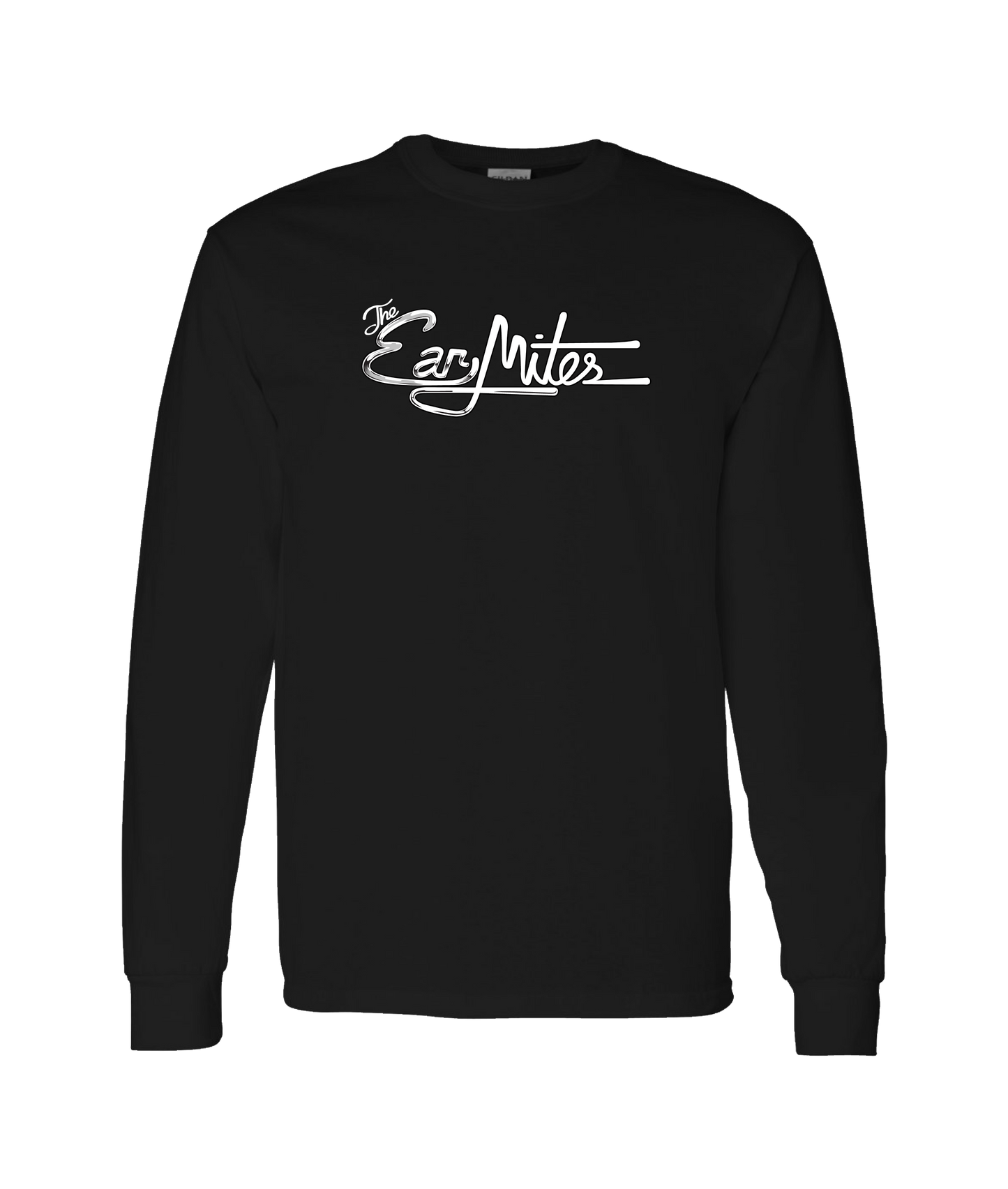 The Ear Mites - Logo - Black Long Sleeve T