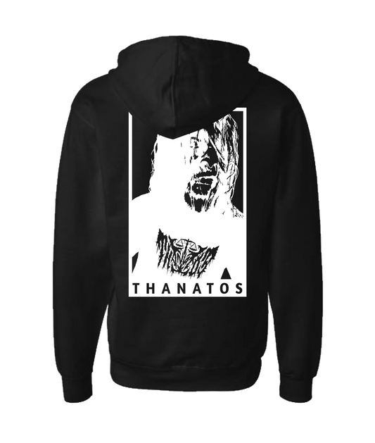 Thanatos - Better the Devil You Know Than the One You Don't - Black Zip Up Hoodie