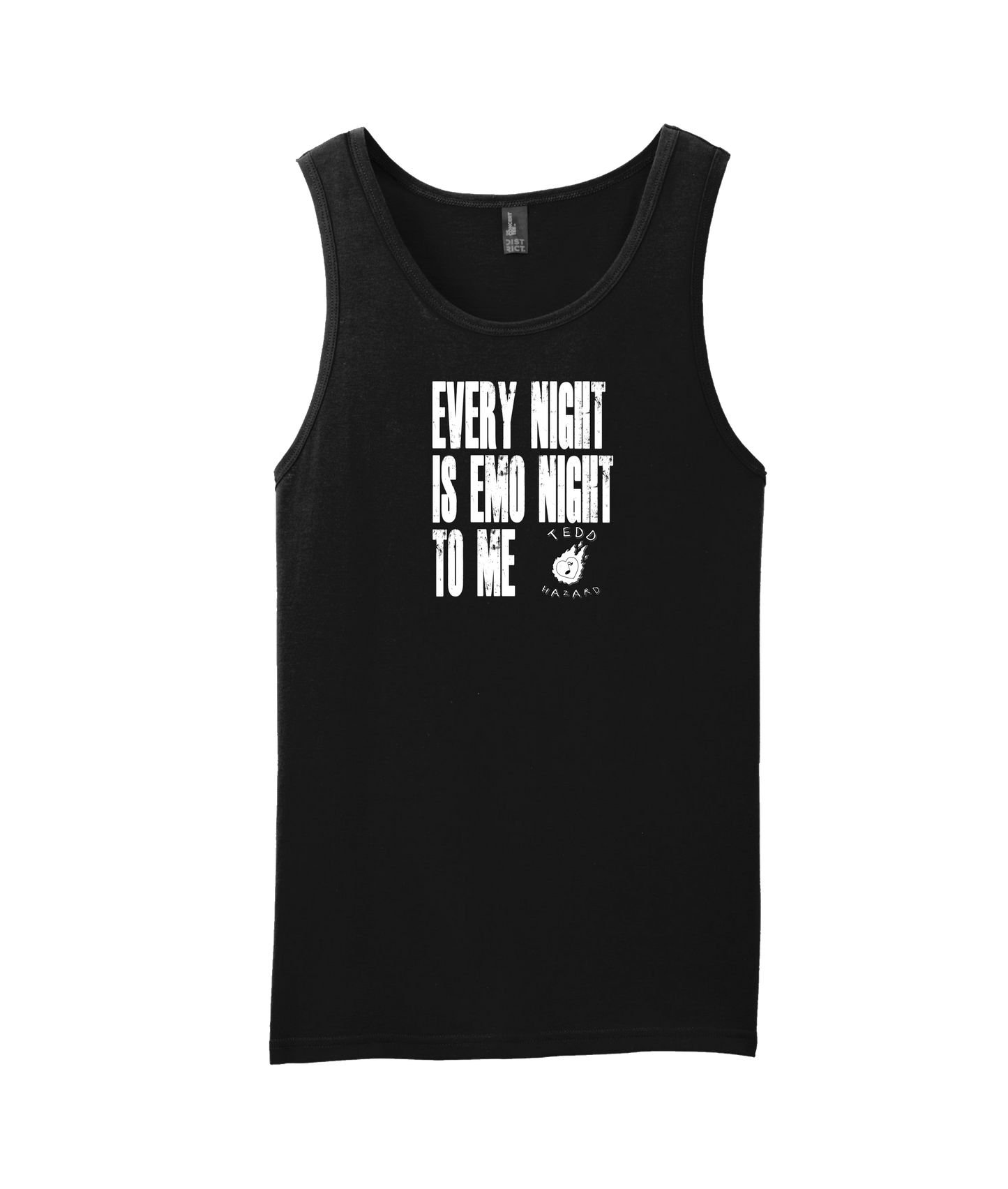 Tedd Hazard - Emo Night - Black Tank Top