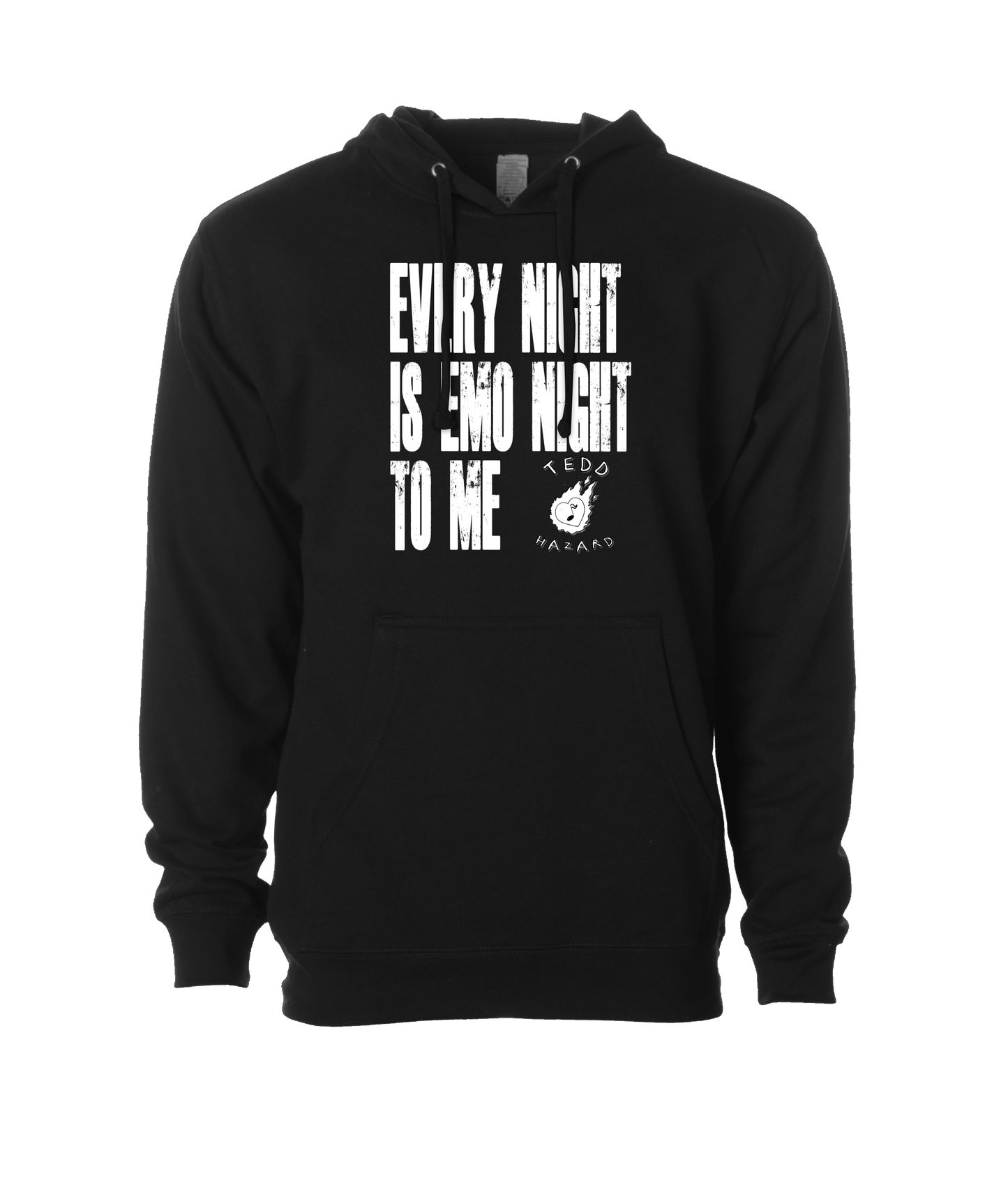 Tedd Hazard - Emo Night - Black Hoodie