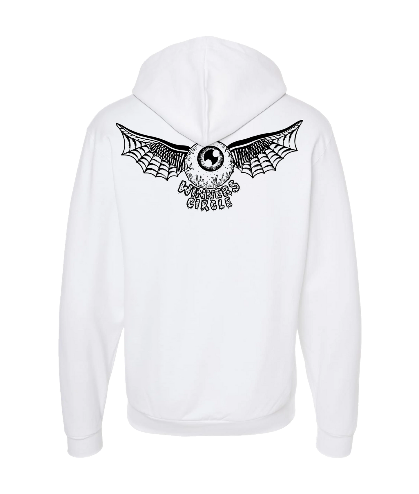 The Winners Circle - Logo - White Zip Up Hoodie