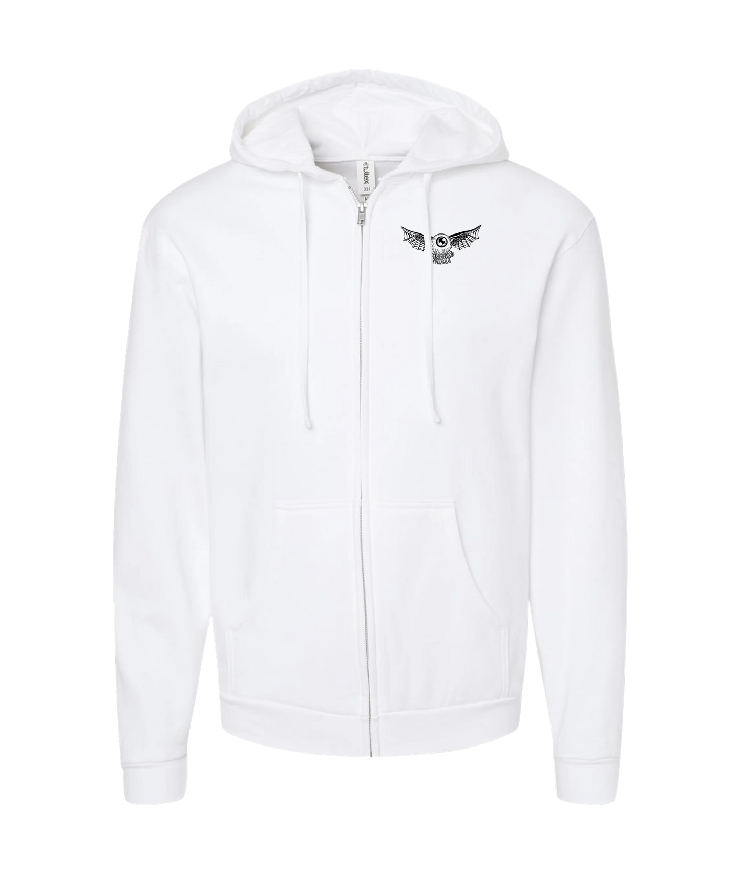 The Winners Circle - Logo - White Zip Up Hoodie