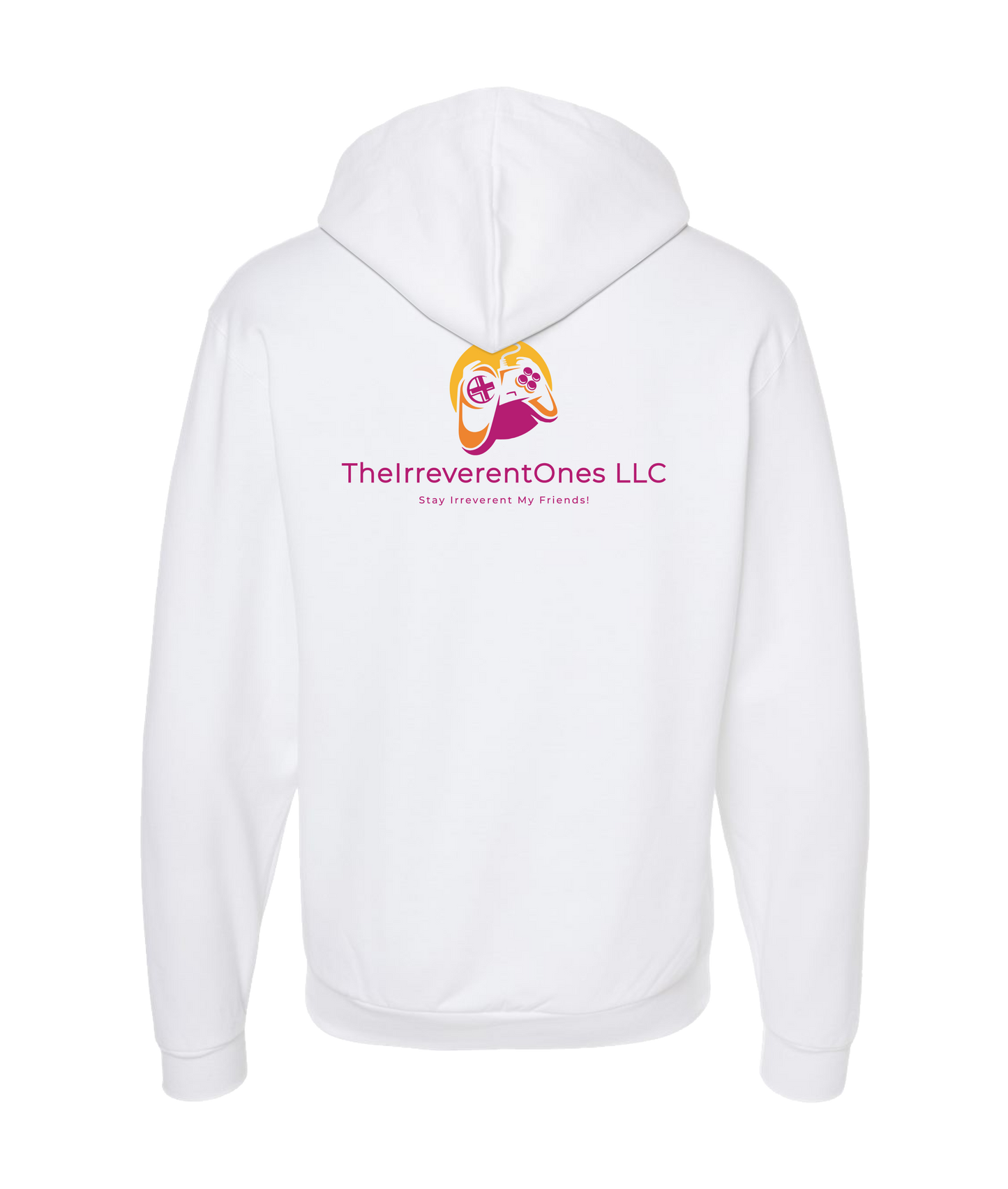 TheIrreverentOnes - Controller - White Zip Up Hoodie