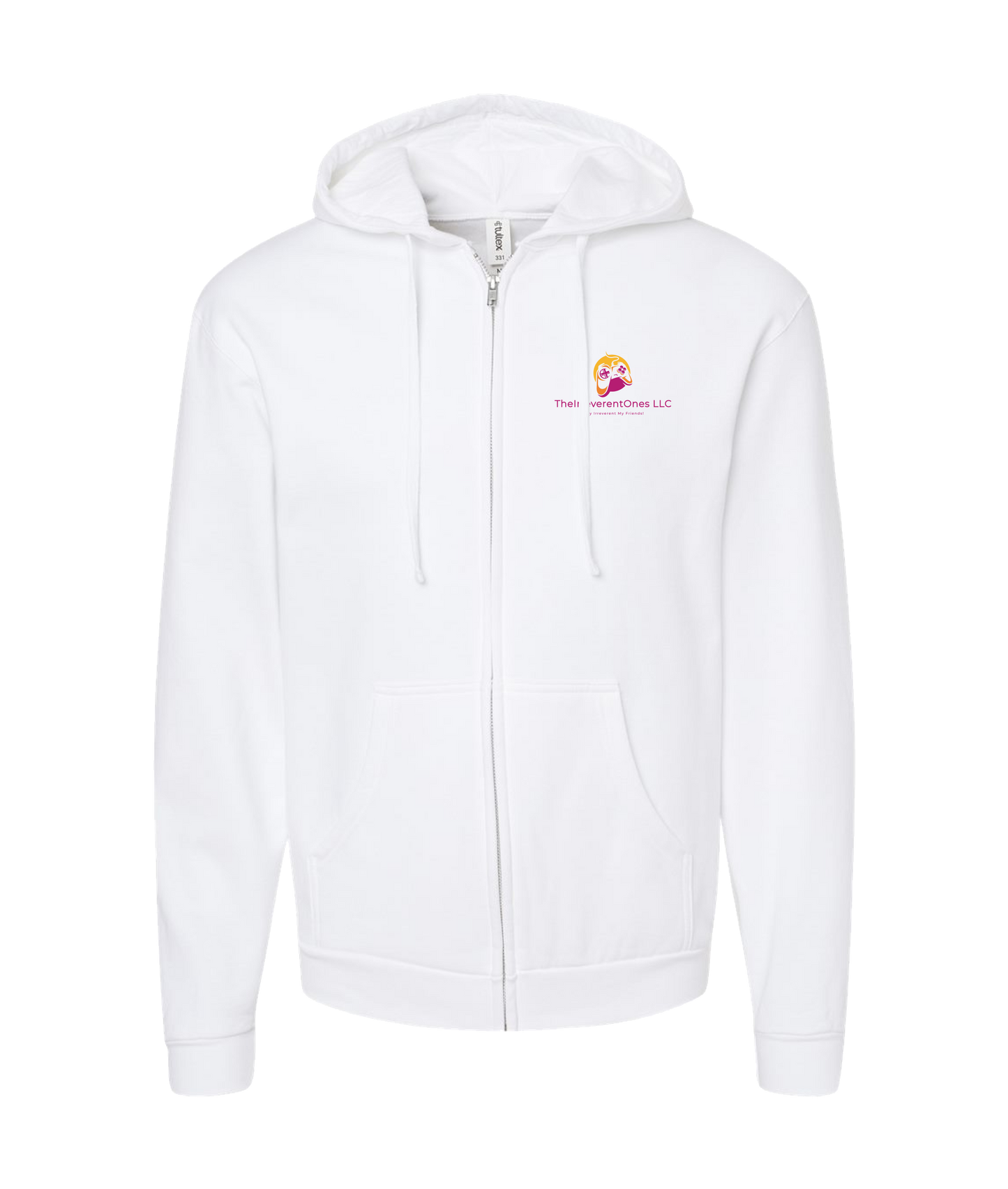 TheIrreverentOnes - Controller - White Zip Up Hoodie