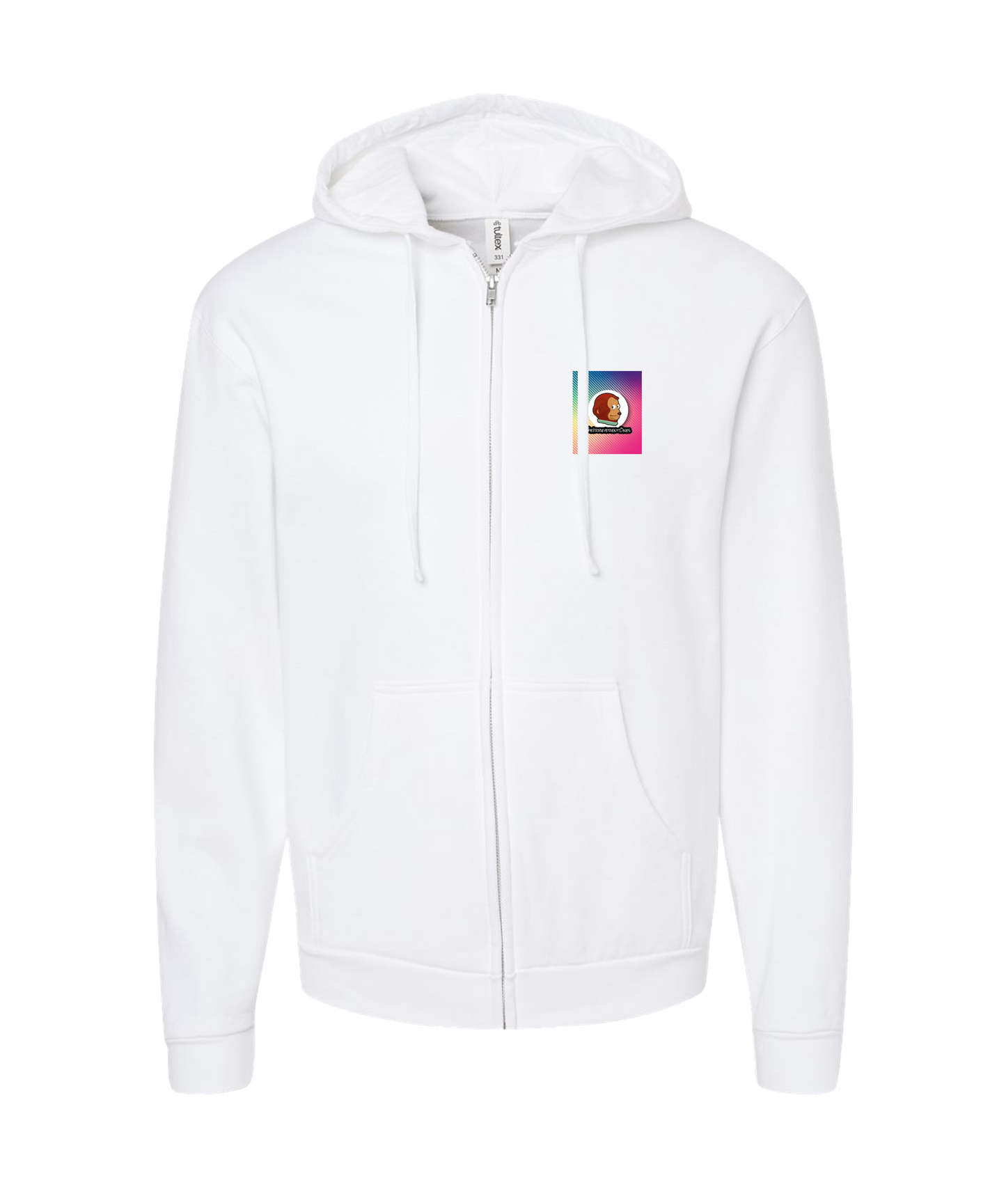 TheIrreverentOnes - The Look - White Zip Up Hoodie