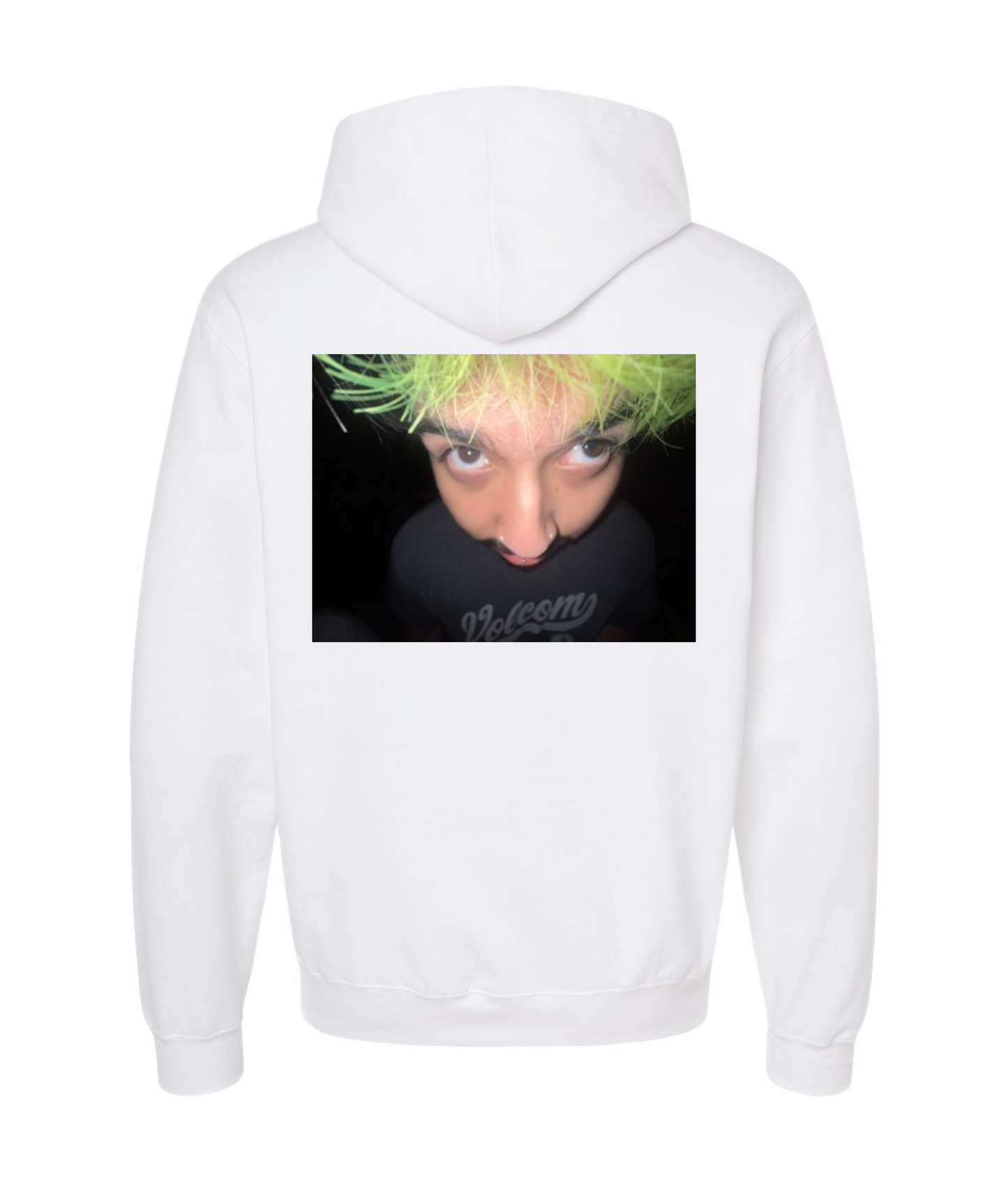 V-TJMSTOP - GreenJunies - White Hoodie