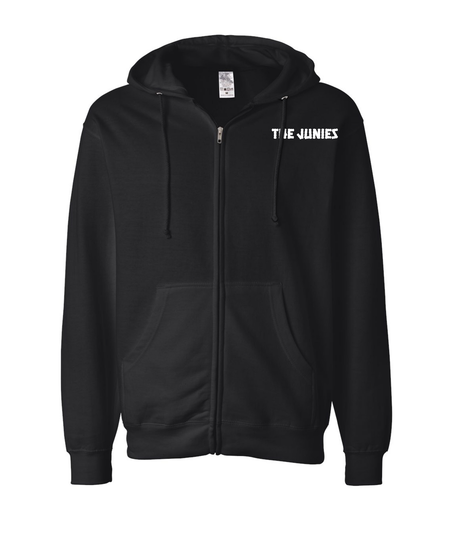 V-TJMSTOP - BWJunies - Black Zip Up Hoodie
