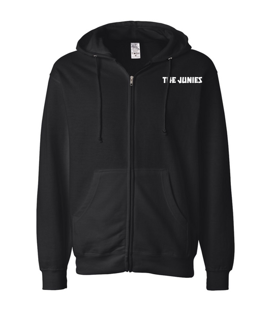 V-TJMSTOP - BWJunies - Black Zip Up Hoodie