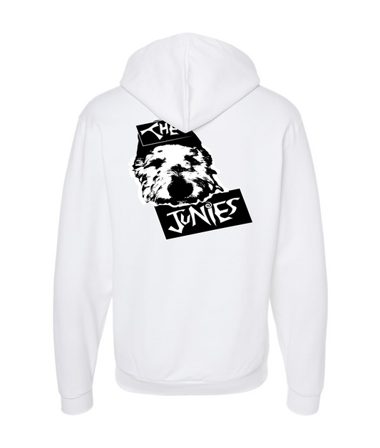 V-TJMSTOP - BWJunies - White Zip Up Hoodie