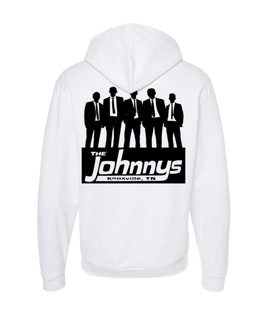The Johnnys - Logo - White Zip Up Hoodie