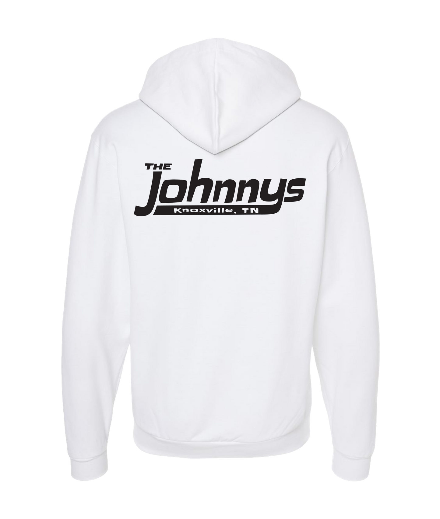 The Johnnys - LOGO 2 - White Zip Up Hoodie
