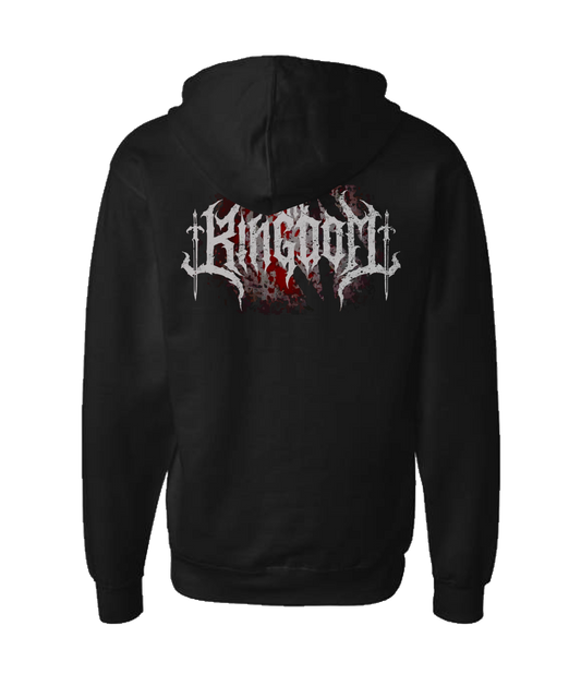 The Kingdom - Dark Logo - Black Zip Up Hoodie