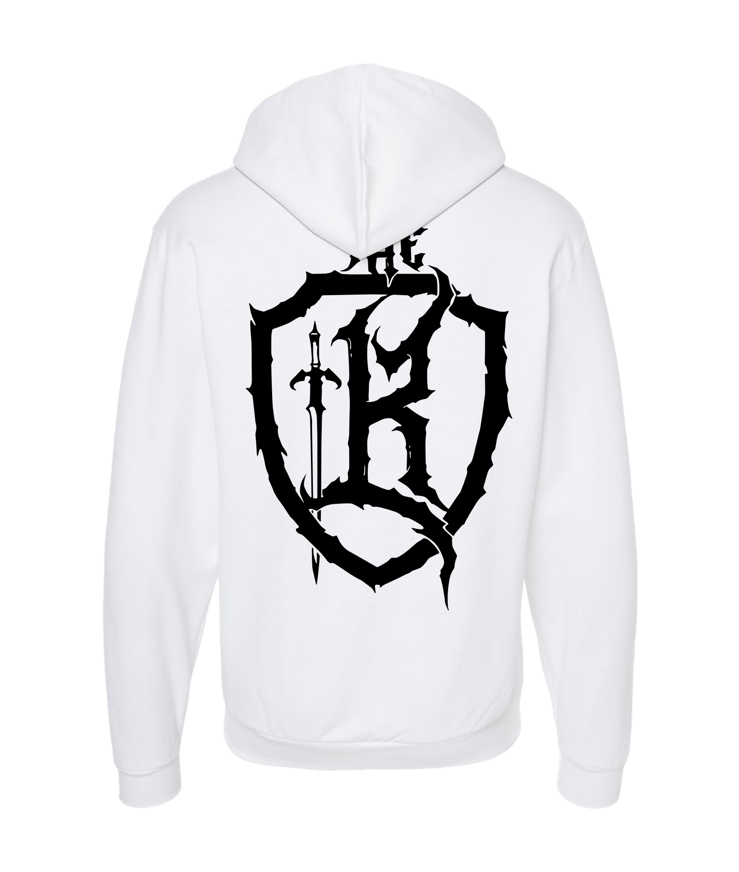 The Kingdom - Shield - White Zip Up Hoodie