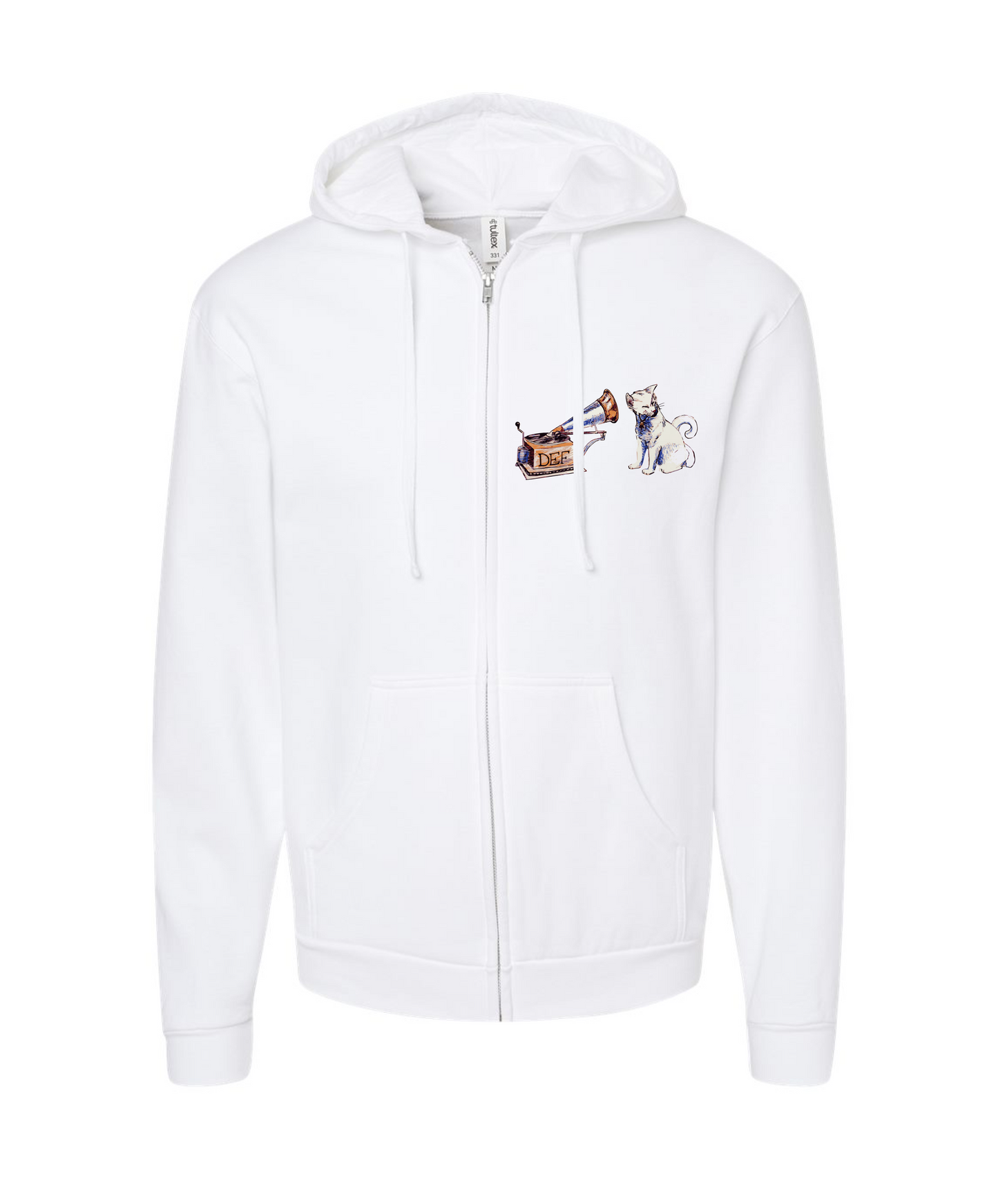Def Cat Zip Up Hoodie
