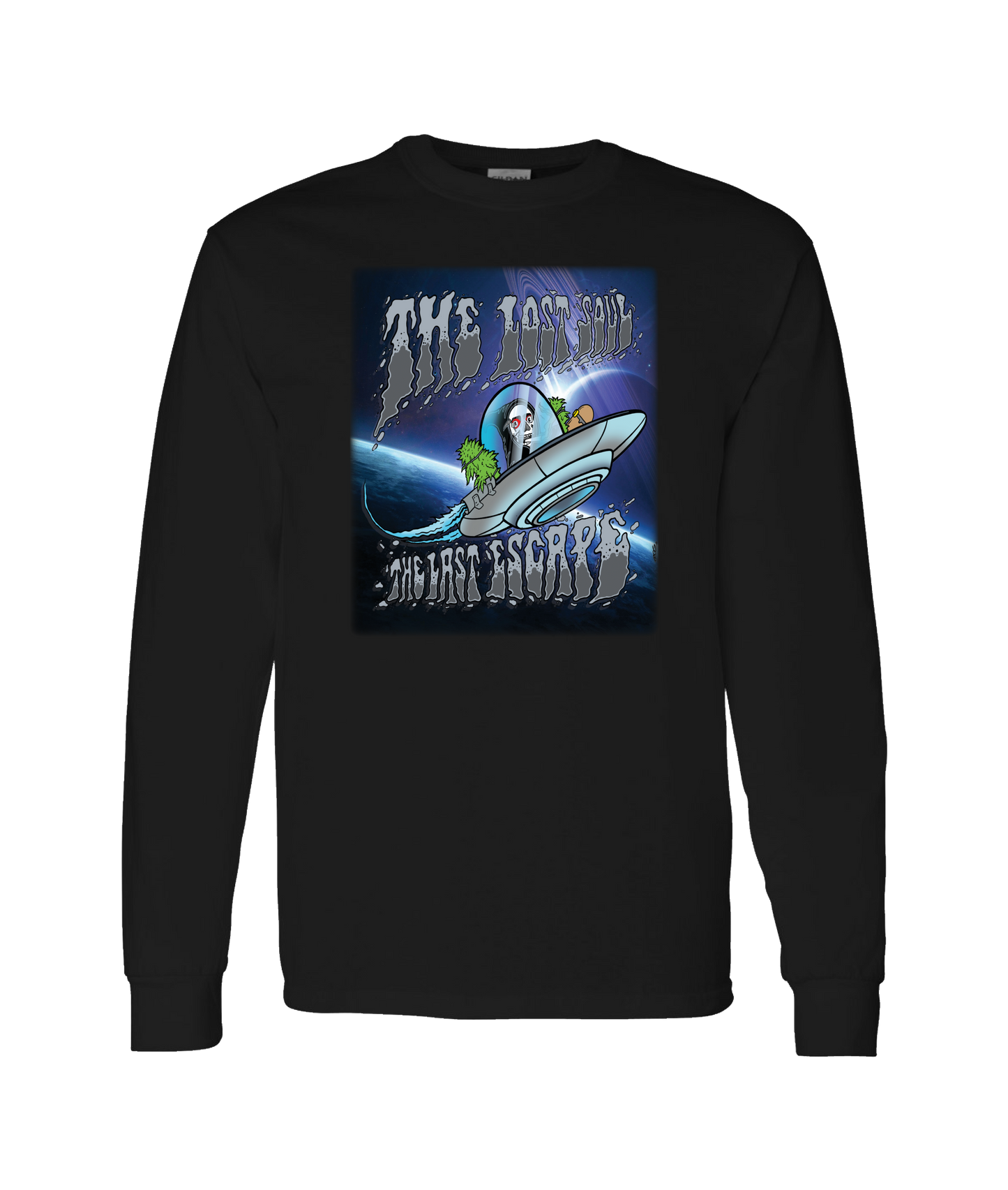 The Lost Soul - The Last Escape - Black Long Sleeve T