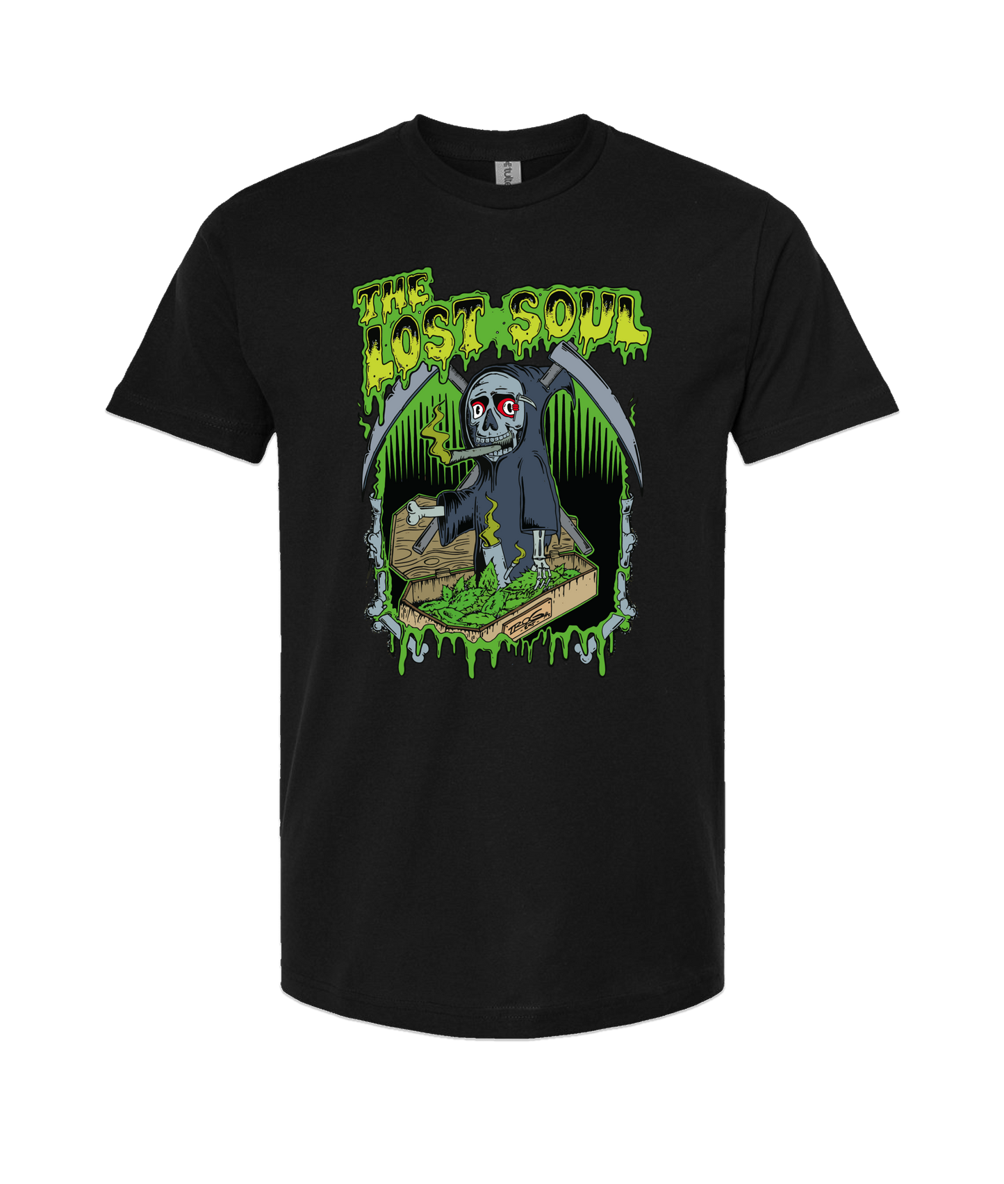 The Lost Soul - Grim Weeder  - Black T Shirt