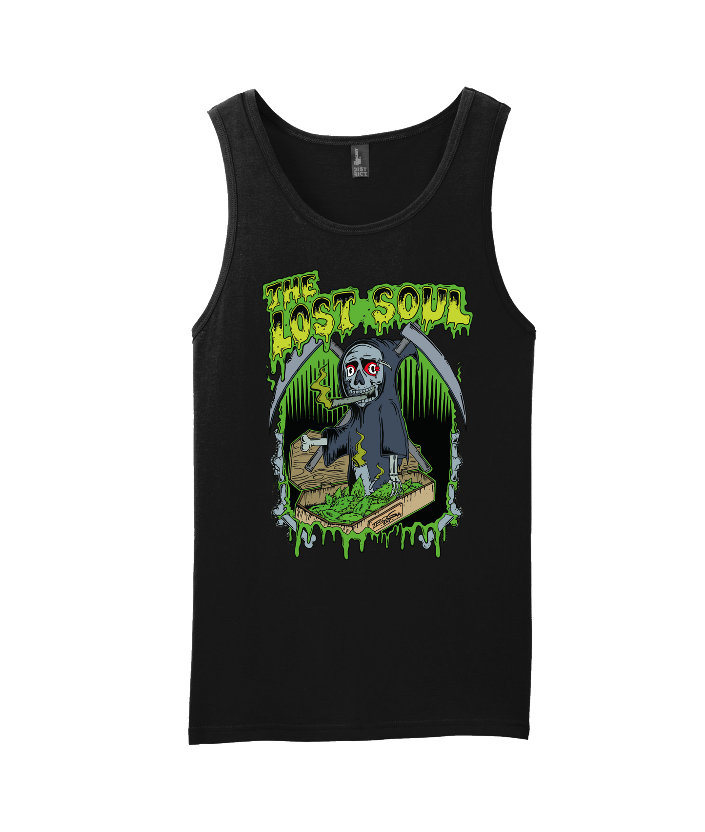 The Lost Soul - Grim Weeder - Black Tank Top