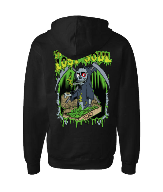 The Lost Soul - Grim Weeder - Black Zip Up Hoodie