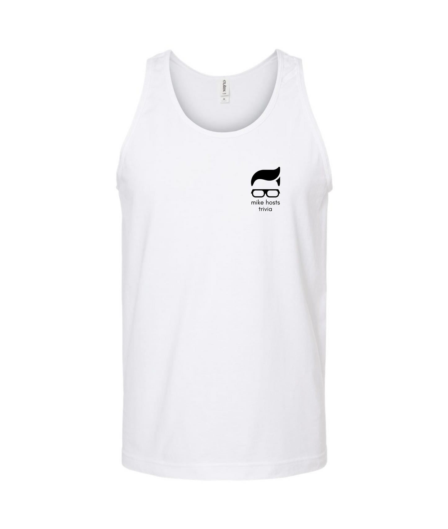Trivia Mike Logo (DTG) White Tank Top