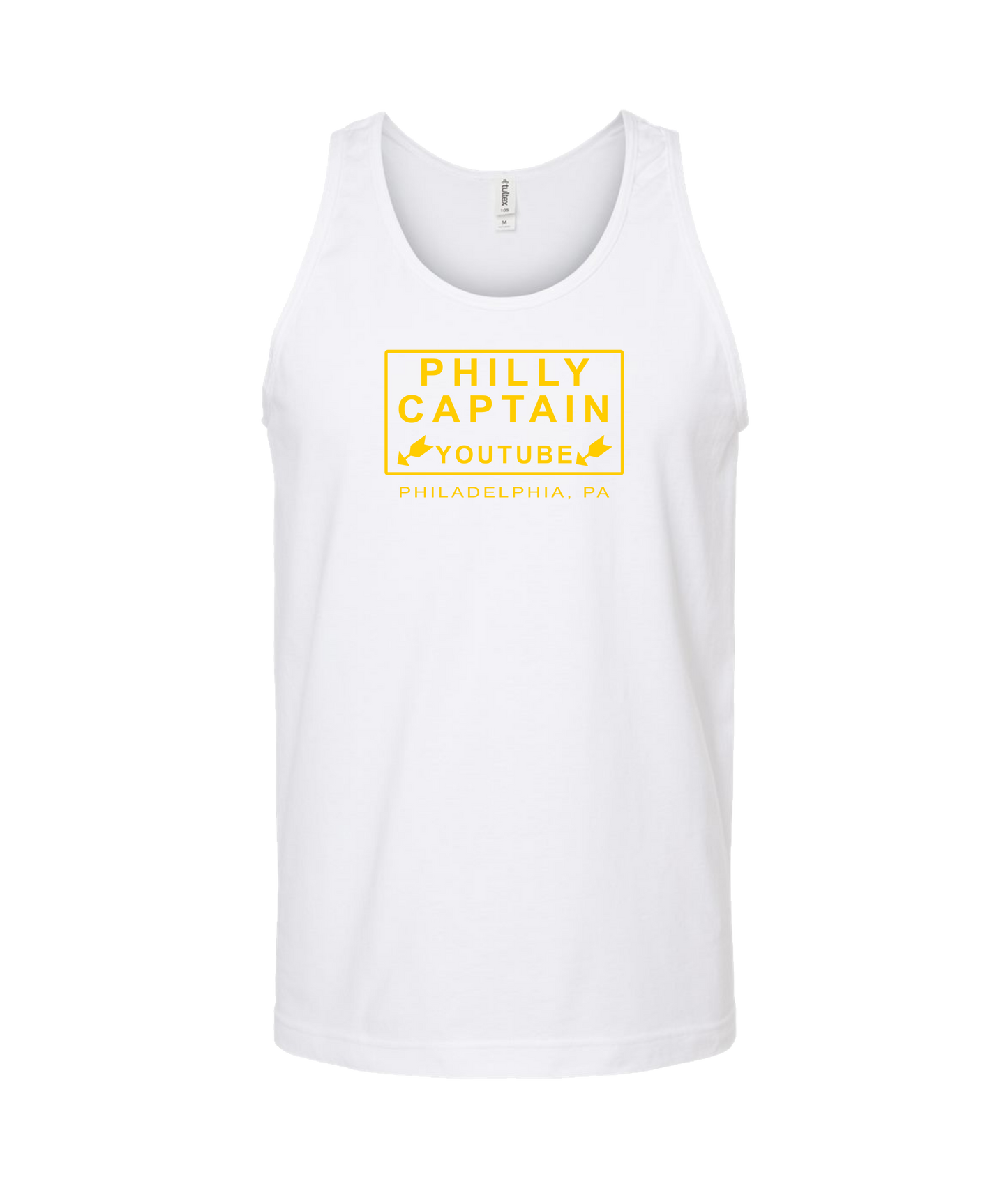The Philly Captain's Merch is Fire - YouTube - White Tank Top