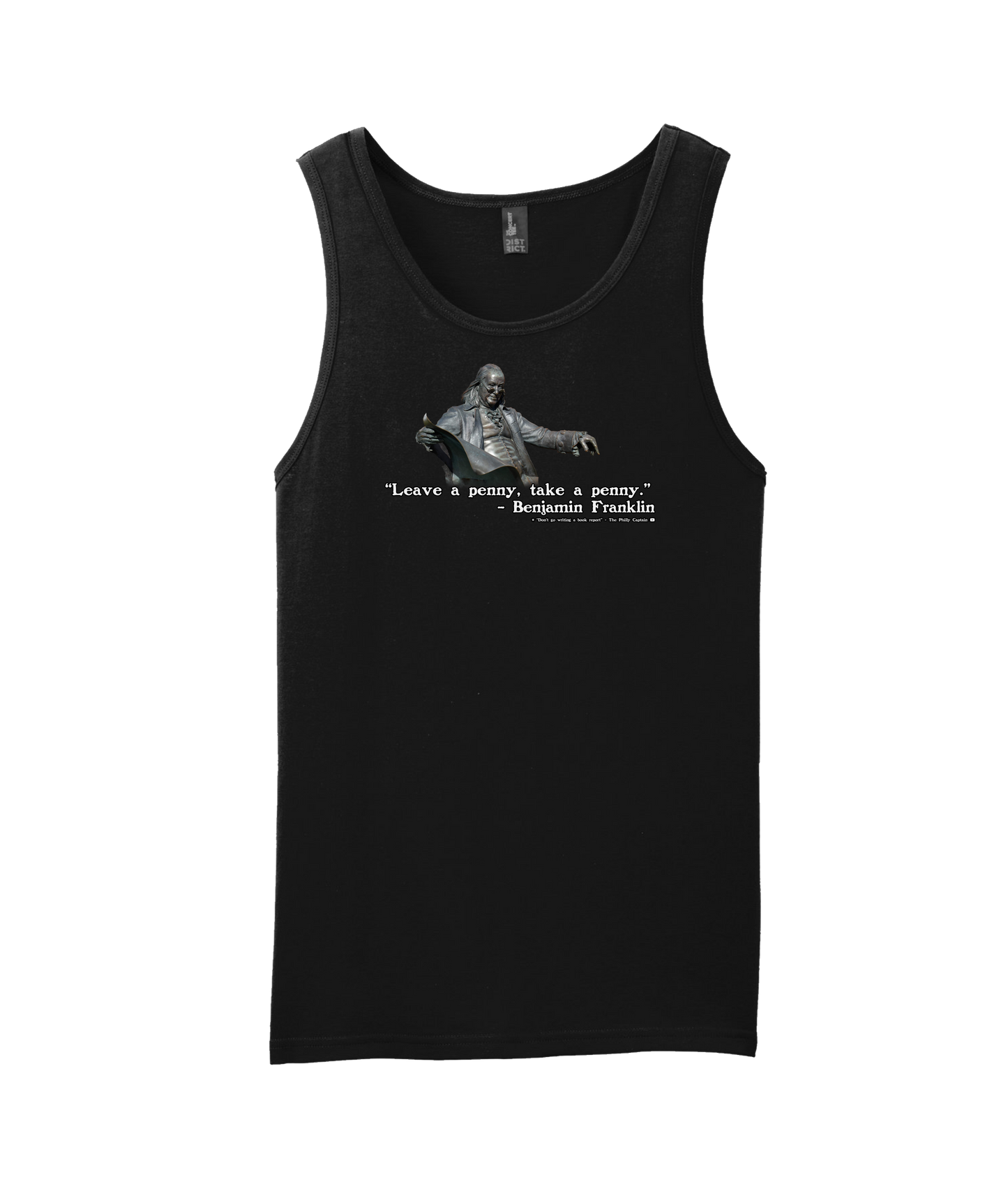 The Philly Captain's Merch is Fire - Leave a penny, take a penny - Black Tank Top