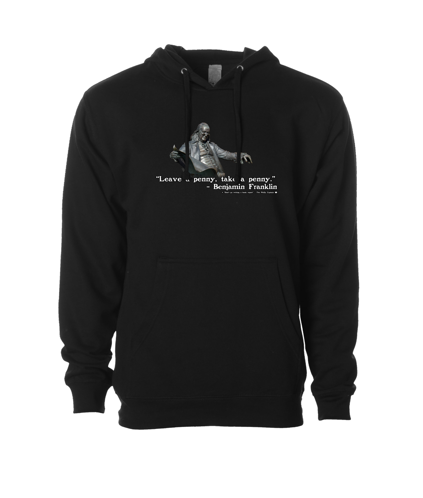 The Philly Captain's Merch is Fire - Leave a penny, take a penny - Black Hoodie