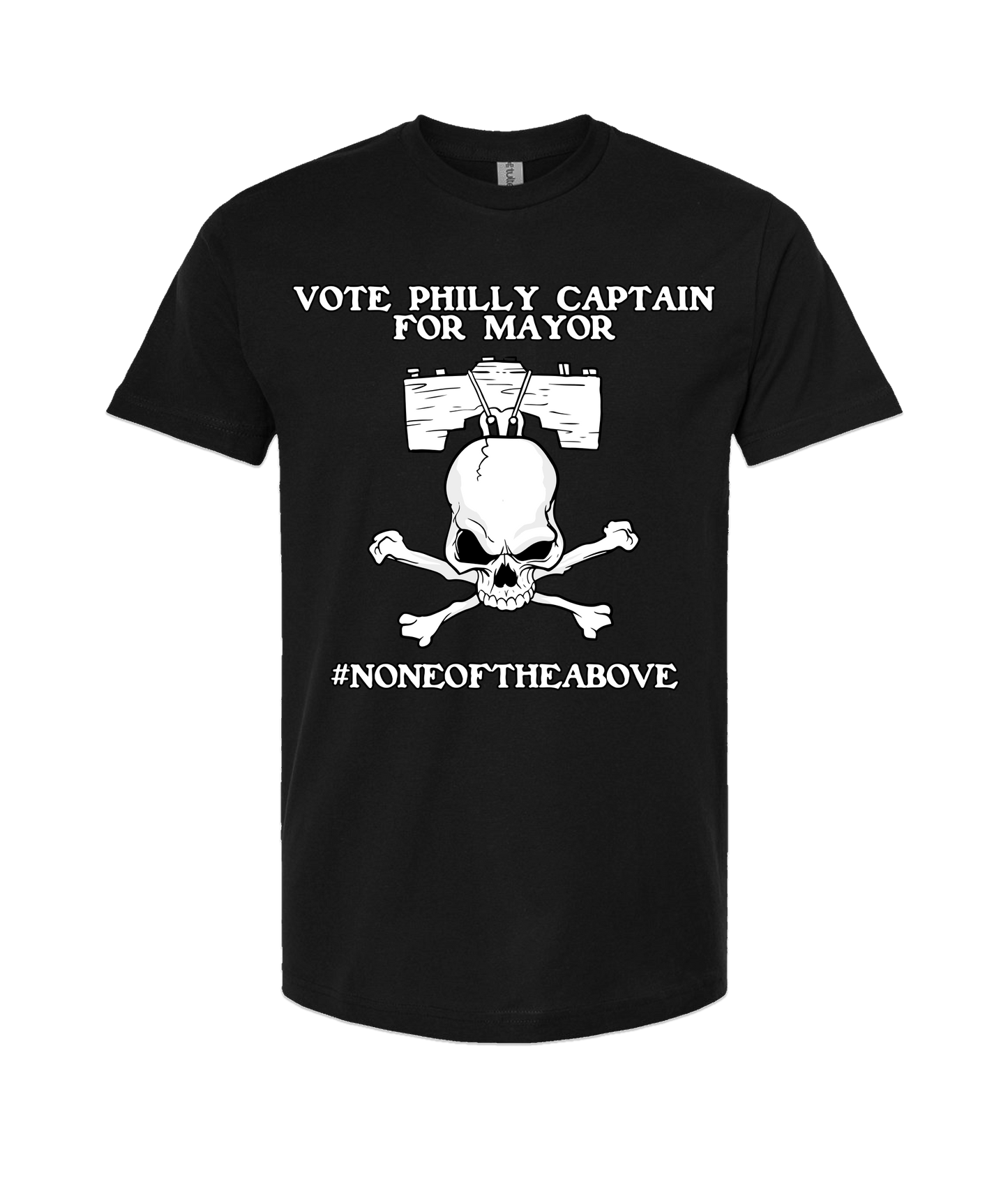 The Philly Captain's Merch is Fire - VOTE - Black T-Shirt