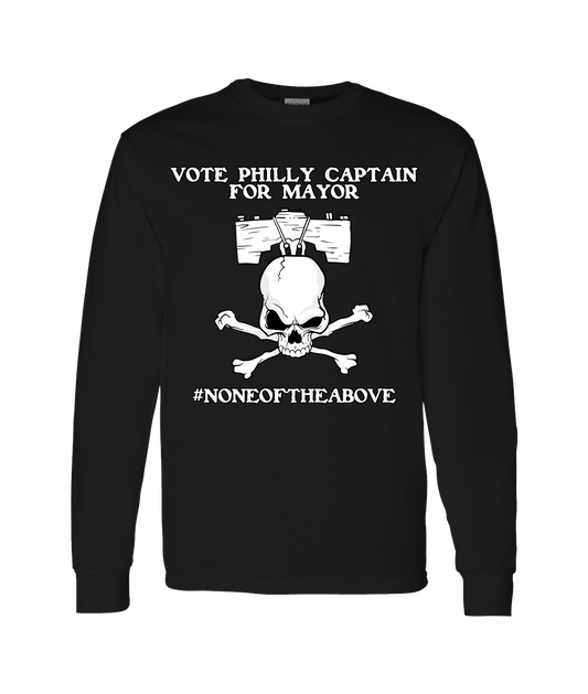 The Philly Captain's Merch is Fire - VOTE - Black Long Sleeve T
