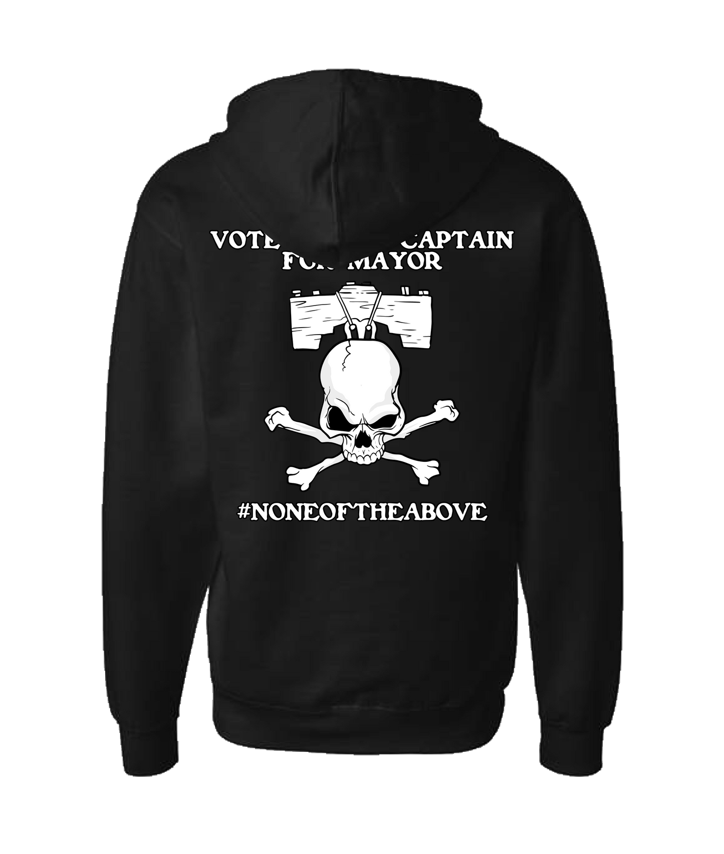 The Philly Captain's Merch is Fire - VOTE - Black Zip Up Hoodie