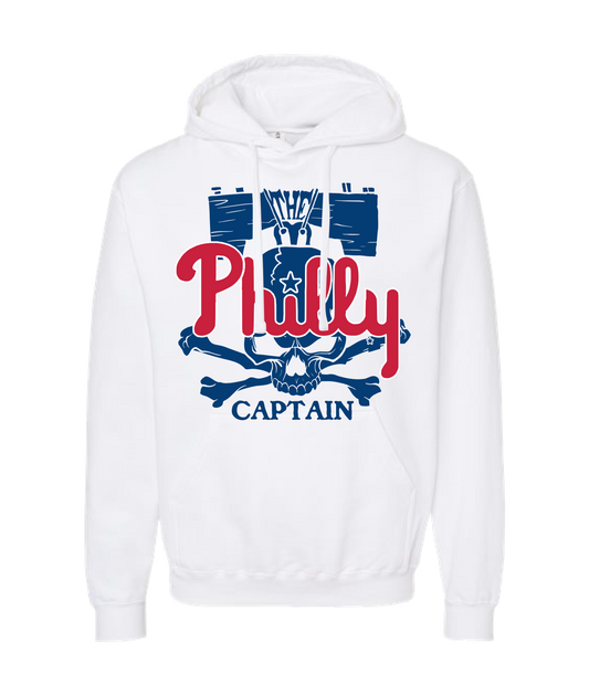 The Philly Captain's Merch is Fire - PHILLY - White Hoodie