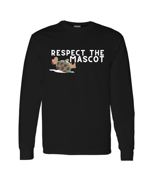 The Philly Captain's Merch is Fire - RESPECT THE MASCOT - Black Long Sleeve T