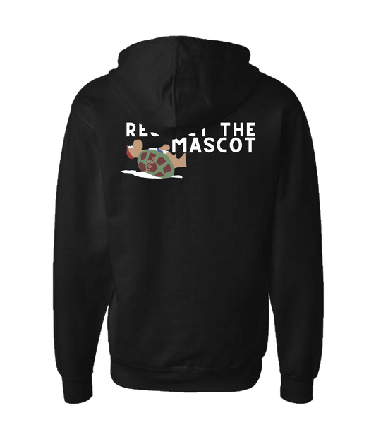 The Philly Captain's Merch is Fire - RESPECT THE MASCOT - Black Zip Up Hoodie
