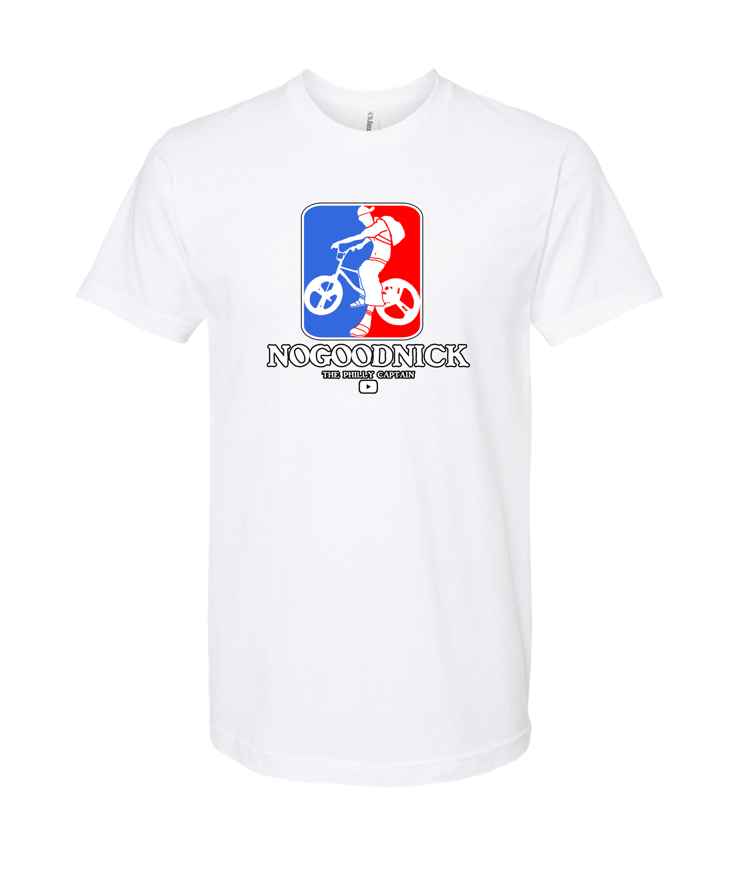 The Philly Captain's Merch is Fire - No Good Nick - White T Shirt