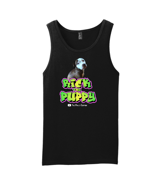 The Philly Captain's Merch is Fire - Rick the Puppy - Black Tank Top