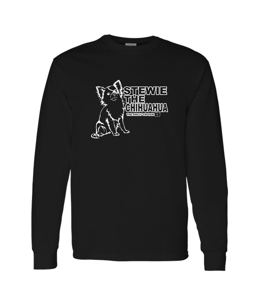 The Philly Captain's Merch is Fire - Stewie the Chihuahua - Black Long Sleeve T