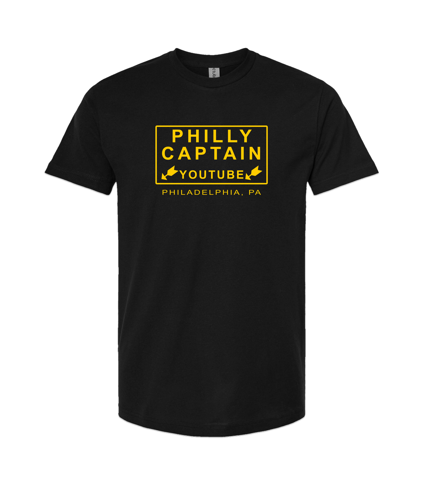 The Philly Captain's Merch is Fire - YouTube - Black T-Shirt