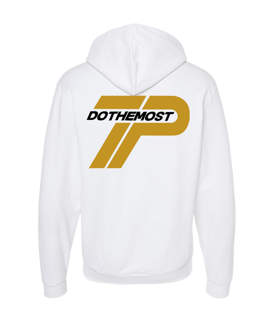 TP_dothemost - DO THE MOST - White Zip Up Hoodie