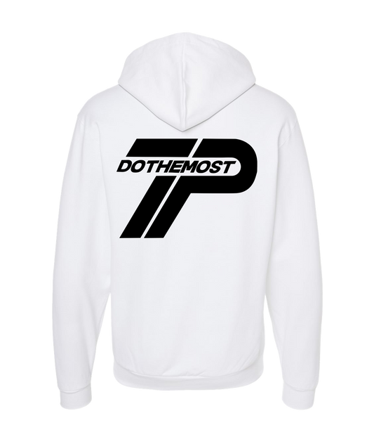 TP_dothemost - DO THE MOST - White Zip Up Hoodie
