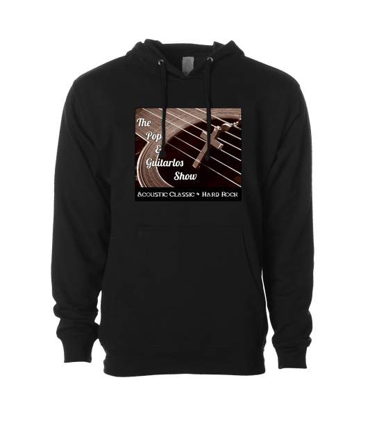 The Pope and Guitarlos Show - Guitar Cross - Black Hoodie