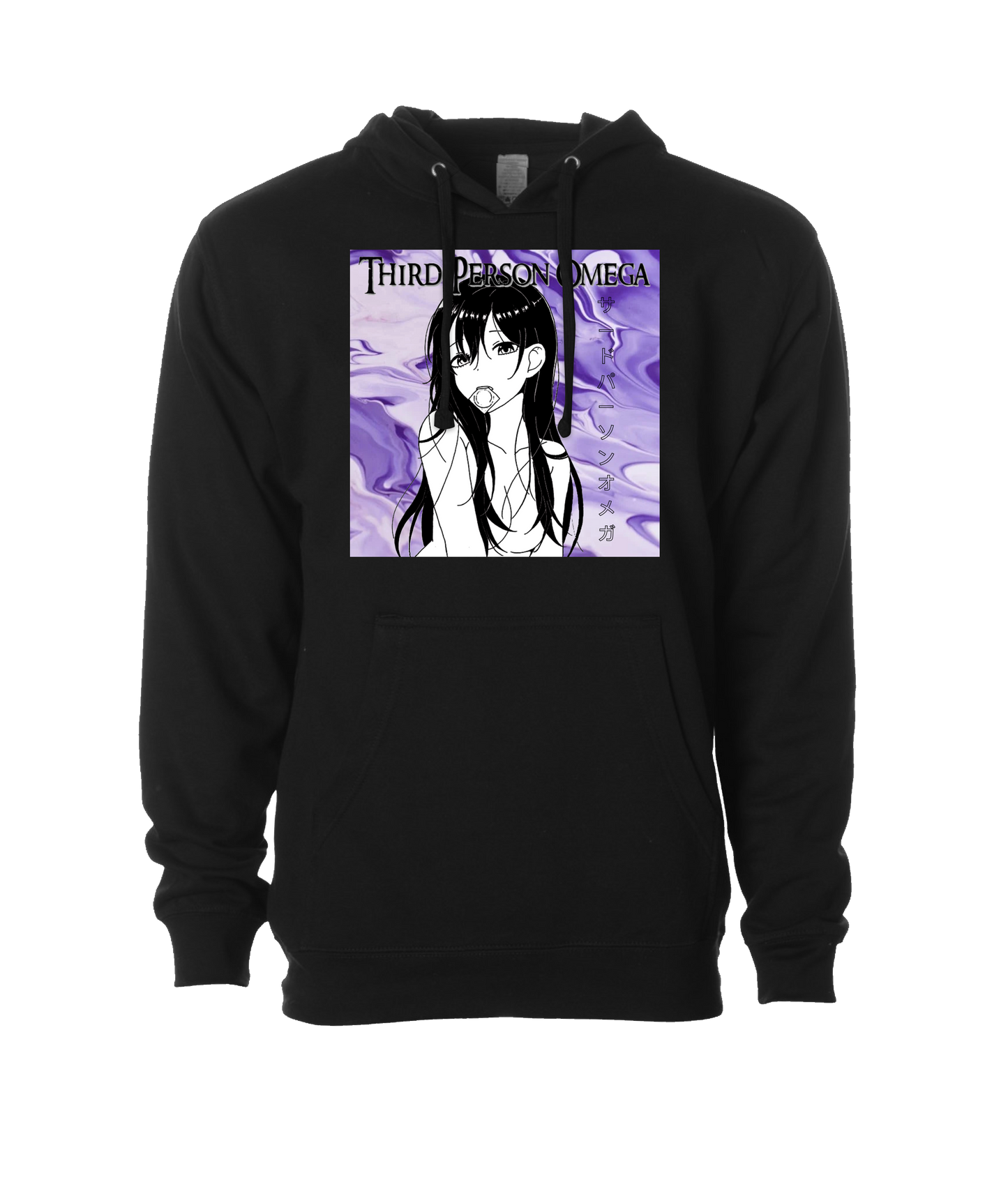 Third Person Omega - ANIME GIRL - Black Hoodie