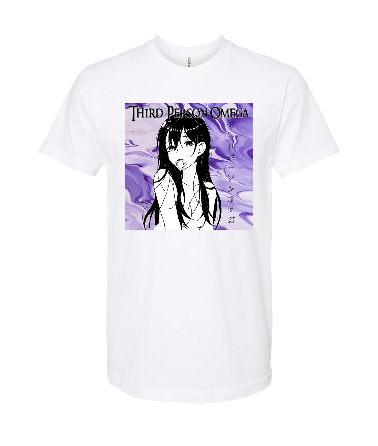 Third Person Omega - ANIME GIRL - White T Shirt