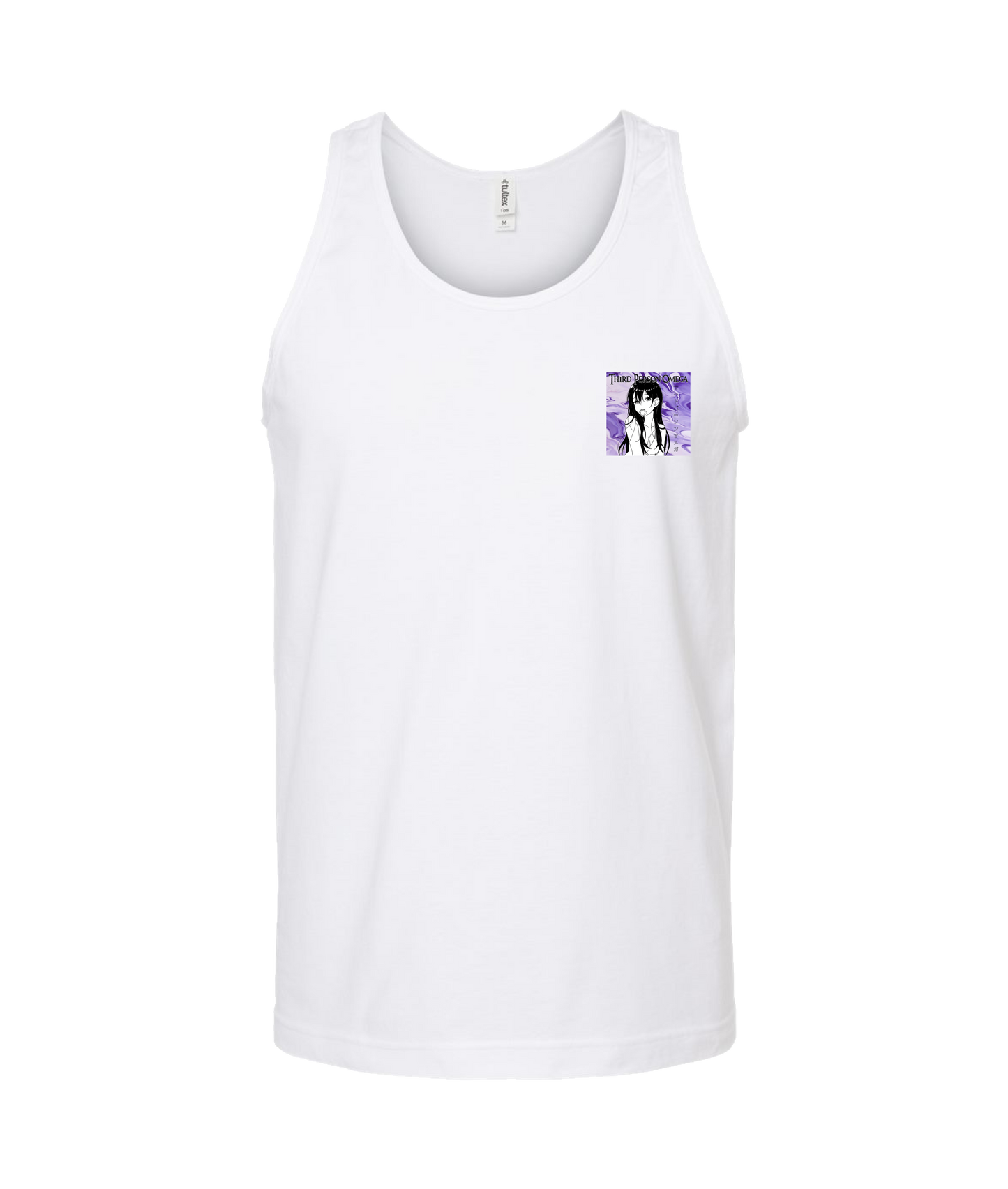 Third Person Omega - ANIME GIRL - White Tank Top