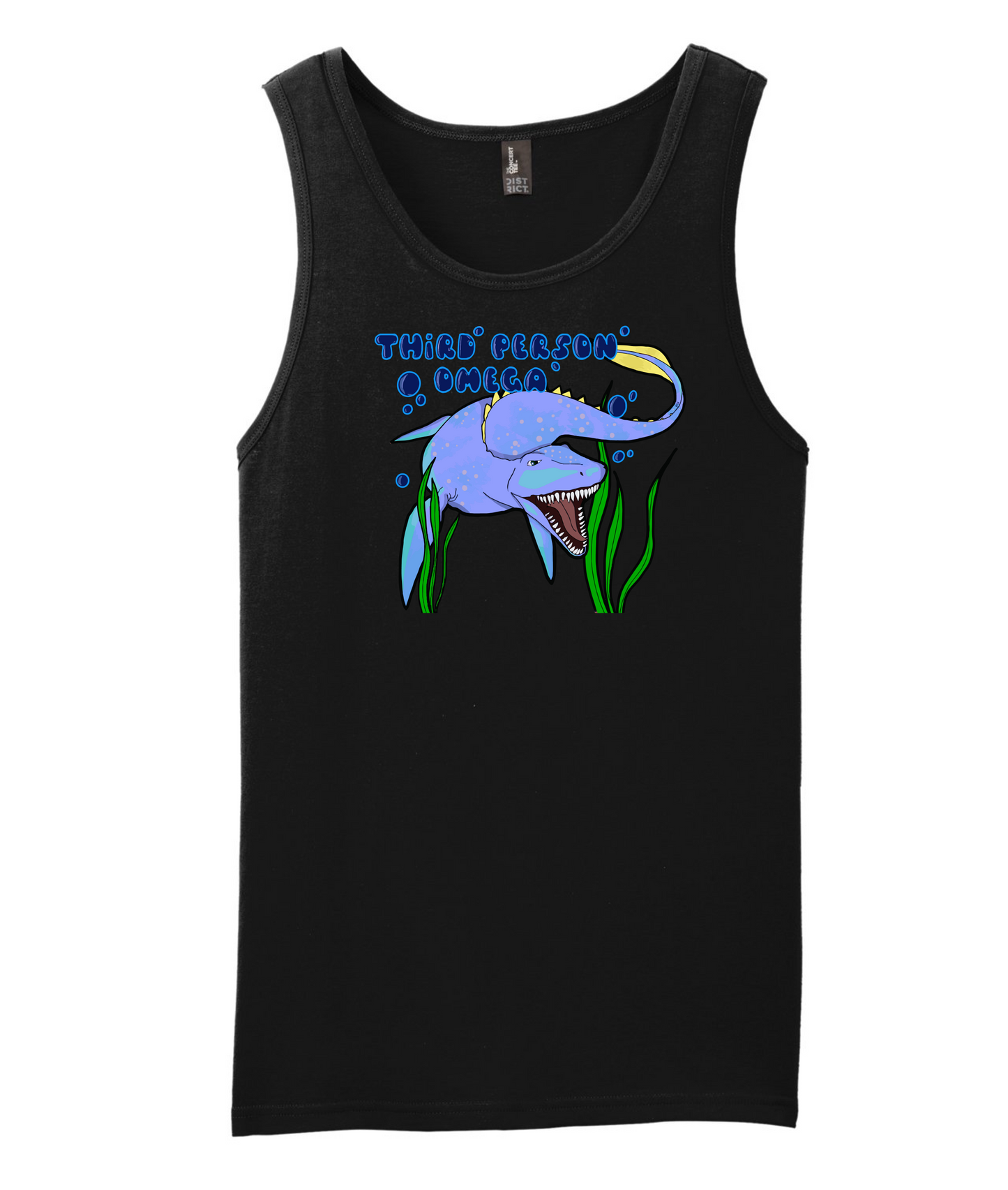 Third Person Omega - Logo - Black Tank Top