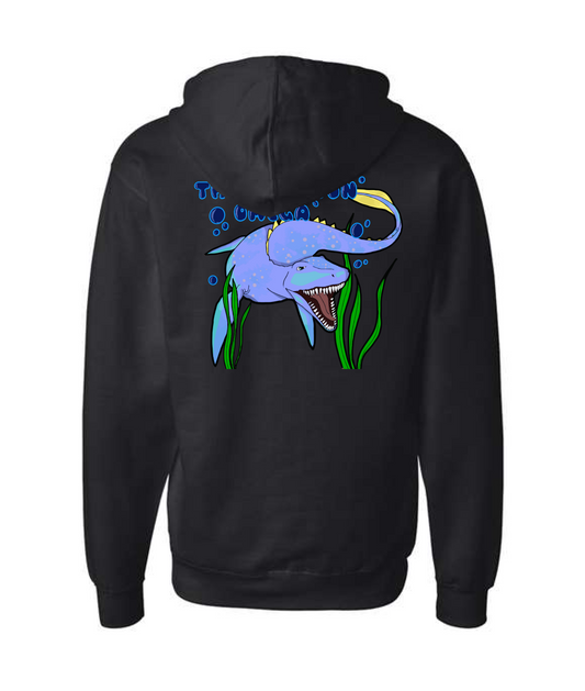 Third Person Omega - Logo - Black Zip Hoodie