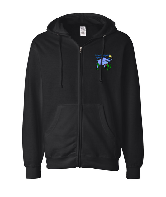 V-TPOTOP - DESIGN 1 - Black Zip Up Hoodie