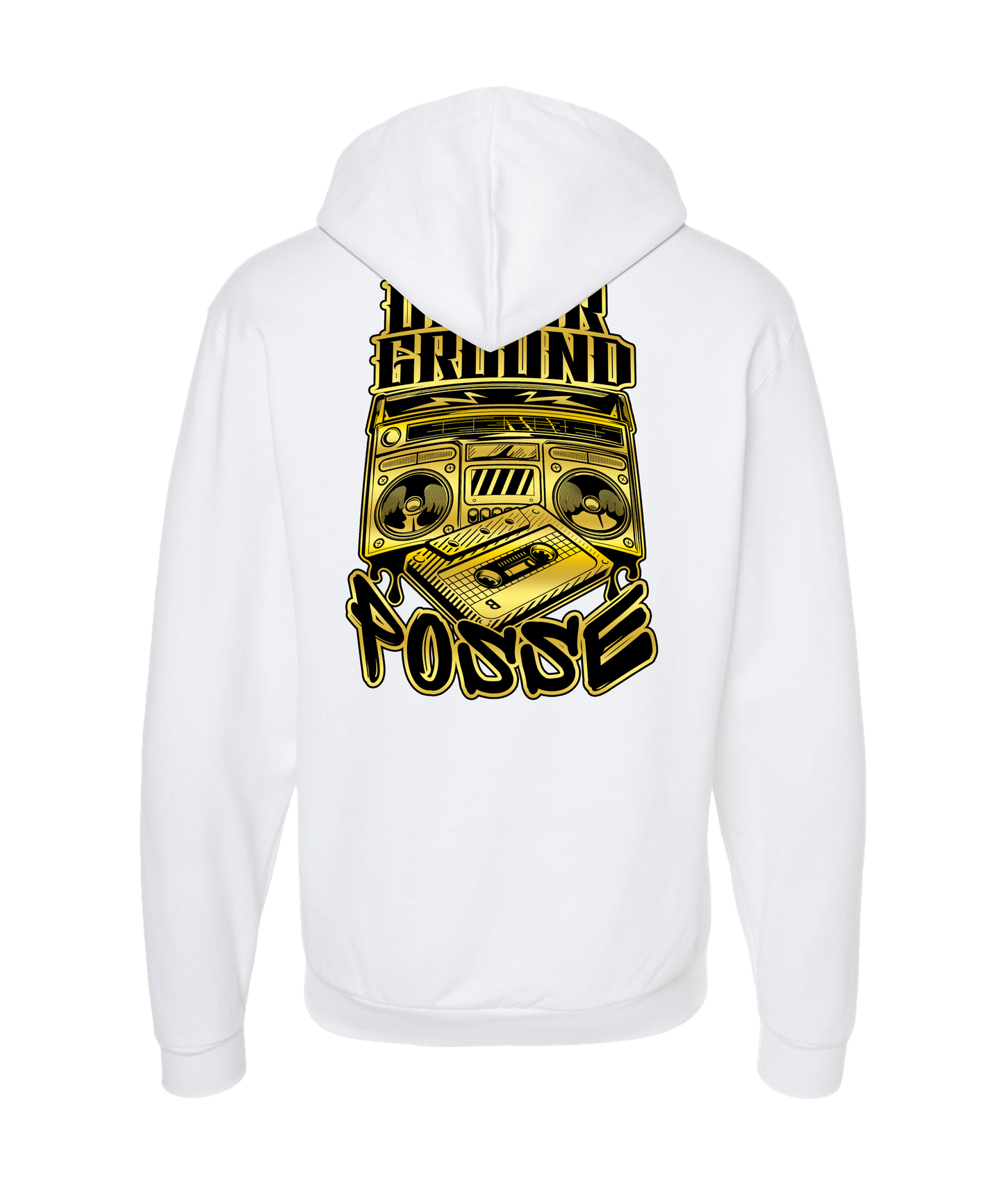The Posse Store - UGP - White Zip Up Hoodie