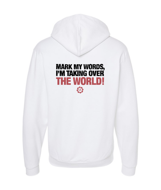 "The Pariah" Skylar Kincade - Mark My Words - White Zip Up Hoodie