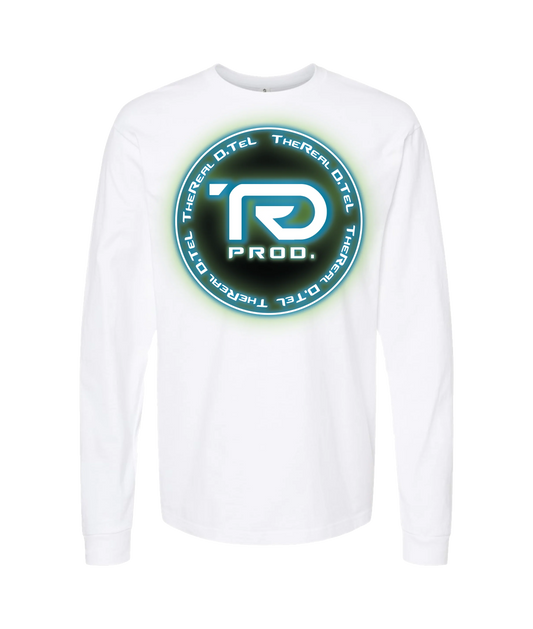 TheReal D.TeL - Logo - White Long Sleeve T