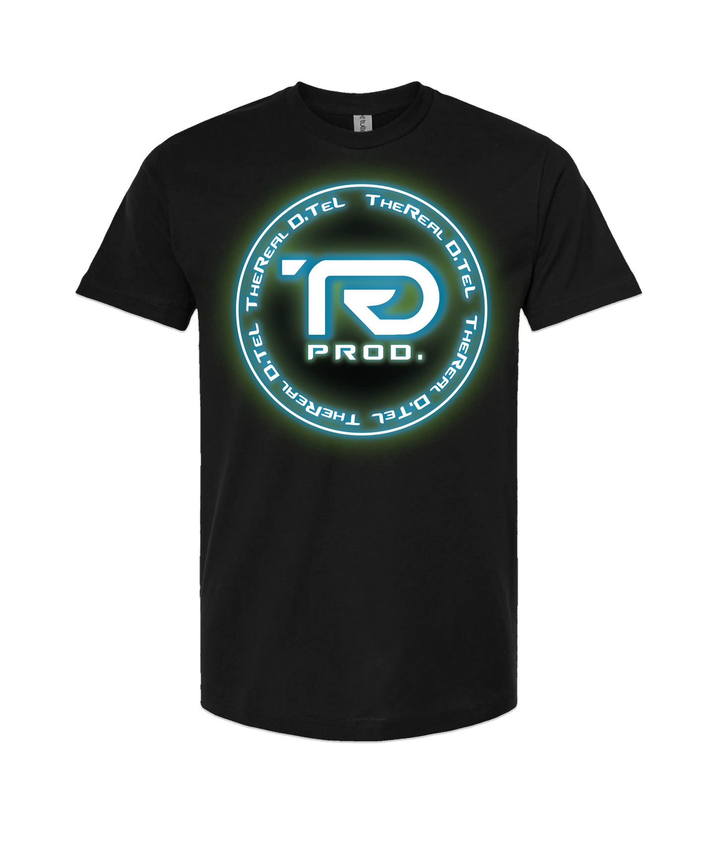 TheReal D.TeL - Logo 2 - Black T Shirt