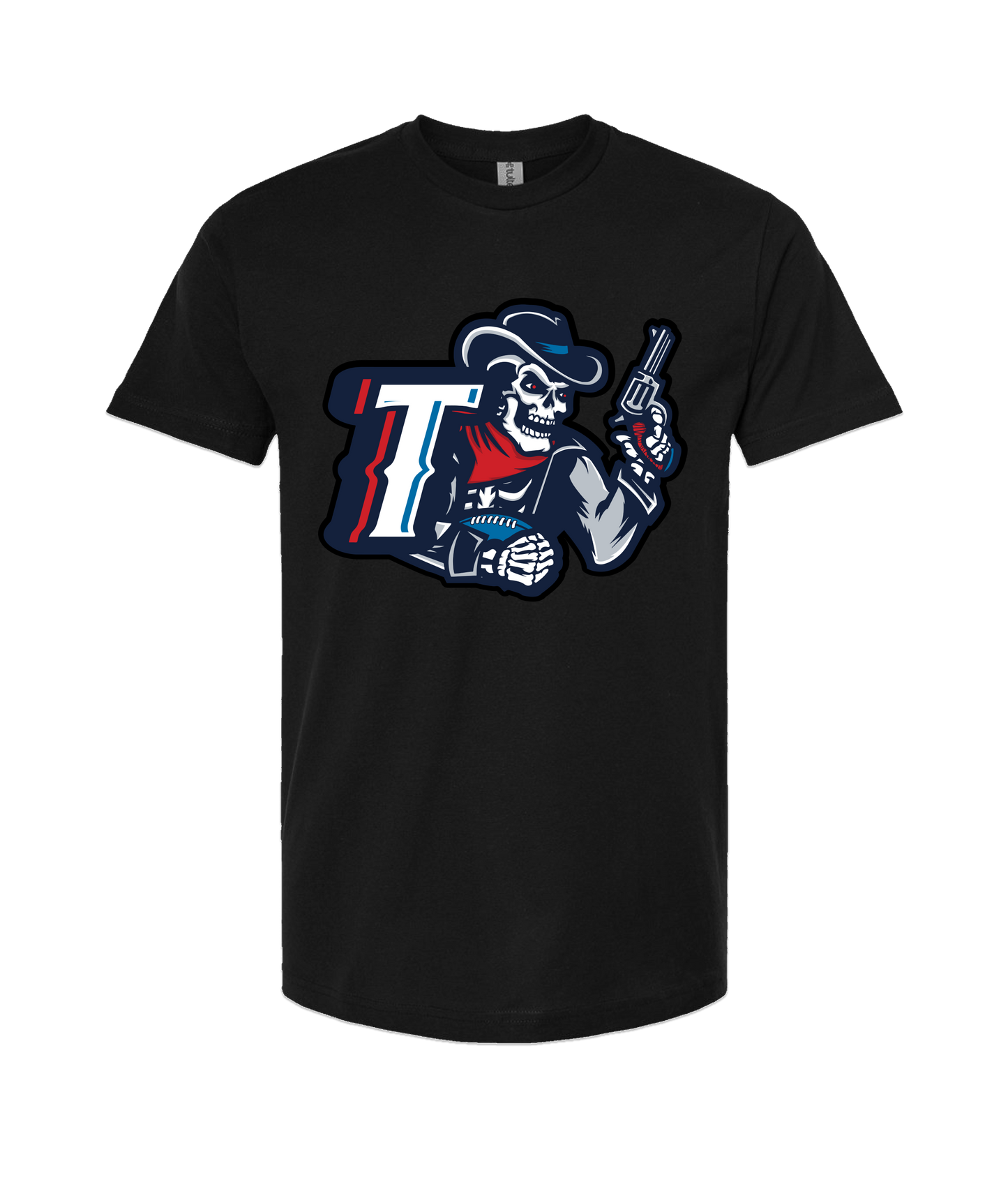 Triad Outlaws Saloon - DESIGN 1 - Black T-Shirt